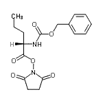 CAS#: 71447-85-3， 2,5-Dioxo-1-pyrrolidinyl N-[(benzyloxy)carbonyl]norvalinate