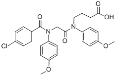 CAS#: 71455-75-9， N-(N-(4-Chlorobenzoyl)-2-(p-Anisidino)Acetyl)-4-(p-Anisidino)Butyric acid