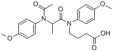 CAS#: 71455-78-2， N-(N-Acetyl-2-(p-Anisidino)Propionyl)-4-(p-Anisidino)Butyric Acid