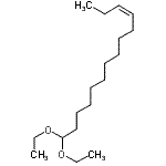 CAS 登录号：71487-18-8， (3Z)-14,14-二乙氧基-3-十四碳烯