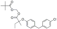 CAS#: 71548-86-2， 2,2-Dimethylpropanoyloxymethyl 2-[4-[(4-Chlorophenyl)Methyl]Phenoxy]-2 -Methyl-Butanoate