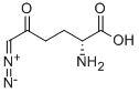 structure of CAS# 71629-86-2, 6-Diazo-5-Oxo-D-Norleucine