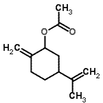CAS#: 71660-03-2， 5-Isopropenyl-2-methylenecyclohexyl acetate