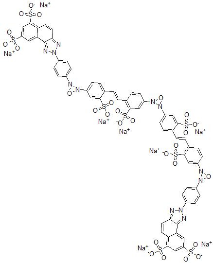 CAS#: 71701-34-3， 2,2'-[2,3-Oxadiaziridinediylbis[(2-Sulfo-4,1-Phenylene)-2,1-Ethenediyl(3-Sulfo-4,1-Phenylene)-3,2-Oxadiaziridinediyl-4,1-Phenylene]]Bis-2H-Naphtho[1,2-d]Triazole-6,8-Disulfonic Acid Octasodium Salt