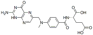 CAS 登录号：7171-00-8， (2S)-2-[[4-[(2-氨基-4-氧代-1H-蝶啶-6-基)甲基-甲基-氨基]苯甲酰基]氨基]戊烷二酸