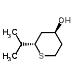 CAS#: 71772-84-4， (2S,4S)-2-Isopropyltetrahydro-2H-thiopyran-4-ol
