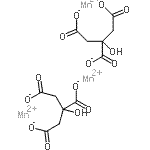 CAS#: 71799-92-3， Manganese(2+) 2-hydroxy-1,2,3-propanetricarboxylate (3:2)