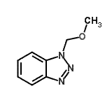 structure of CAS# 71878-80-3, 1-(Methoxymethyl)-1H-benzotriazole;1- -1H-BENZOTRIAZOLE;1-(Methoxymethyl)-1H-1,2,3-benzotriazole #;438022_ALDRICH