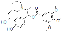 CAS#: 72050-81-8， [2-(4-Hydroxybutyl-Propylamino)-1-(4-Hydroxyphenyl)Propyl] 3,4,5-Trimethoxybenzoate