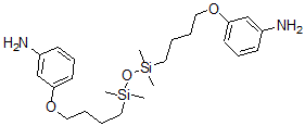 CAS#: 72066-90-1， 3,3'-[(1,1,3,3-Tetramethyl-1,3-Propanedisiloxanediyl)Bis(4,1-Butanediyloxy)]Bis(Benzenamine)
