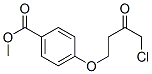 CAS 登录号：72155-17-0， 甲基4-(4-氯-3-氧代丁氧基)苯甲酸酯
