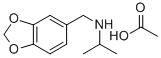 CAS#: 72156-39-9， Acetic Acid, N-(1,3-Benzodioxol-5-Ylmethyl)Propan-2-Amine