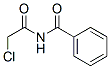 structure of CAS# 7218-27-1, N-(2-Chloro-Acetyl)-Benzamide;N-(2-Chloro-1-Oxoethyl)Benzamide;N-(2-Chloroethanoyl)Benzamide;Cmldbu00003502