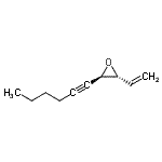CAS#: 72206-17-8， (2R,3R)-2-(1-Hexyn-1-yl)-3-vinyloxirane