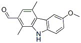 CAS 登录号：72237-82-2， 6-甲氧基-1,4-二甲基-9H-咔唑-2-甲醛