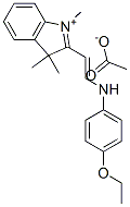 CAS#: 72252-43-8， 2-[2-[(4-Ethoxyphenyl)Amino]Vinyl]-1,3,3-Trimethyl-3H-Indolium Acetate