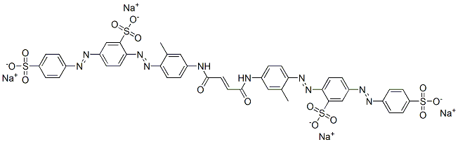 CAS#: 72252-60-9， Tetrasodium 2,2'-[(1,4-Dioxo-2-Butene-1,4-Diyl)Bis[Imino(2-Methyl-4,1-Phenylene)Azo]]Bis[5-[(4-Sulphonatophenyl)Azo]Benzenesulphonate]
