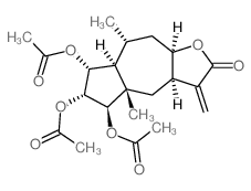 CAS#: 72264-72-3， (3aR)-5beta,6alpha,7alpha-Tris(Acetyloxy)-3aalpha,4,4a,5,6,7,7aalpha,8,9,9aalpha-Decahydro-4abeta,8alpha-Dimethyl-3-Methyleneazuleno[6,5-b]Furan-2(3H)-One