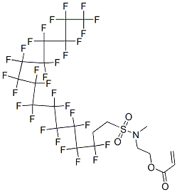 CAS#: 72276-07-4， 2-[Methyl[(3,3,4,4,5,5,6,6,7,7,8,8,9,9,10,10,11,11,12,12,13,13,14,14,15,15,16,16,16-Nonacosafluorohexadecyl)Sulphonyl]Amino]Ethyl Acrylate