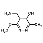CAS 登录号：723232-89-1， 1-(3-甲氧基-5,6-二甲基-4-哒嗪基)甲胺