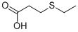 structure of CAS# 7244-82-8, 3-Ethylthiopropionate;3-(Ethylthio)Propanoic Acid;3-(Ethylthio)Propionic Acid;Nsc147636