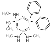CAS#: 7252-69-9， 2,2,4,4,6,6-Hexahydro-2,2,4,4-tetrakis(methylamino)-6,6-diphenyl-1,3,5,2,4,6-Triazatriphosphorine