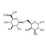 CAS#: 7264-19-9， 6-O-beta-D-Glucopyranuronosyl-alpha-D-galactopyranose