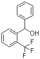 结构式 CAS# 727-98-0, alpha-苯基-2-(三氟甲基)-苯甲醇