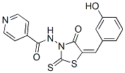 CAS#: 72732-38-8， N-[(5E)-5-[(3-Hydroxyphenyl)Methylidene]-4-Oxo-2-Sulfanylidene-1,3-Thiazolidin-3-Yl]Pyridine-4-Carboxamide