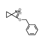 结构式 CAS# 72784-45-3, 苄基1-氨基环丙烷-1-羧酸酯