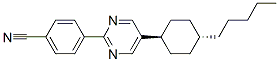 CAS#: 72785-09-2， trans-4-[5-(4-Pentylcyclohexyl)-2-Pyrimidinyl]Benzonitrile