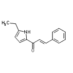 CAS#: 728008-72-8， (2E)-1-(5-Ethyl-1H-pyrrol-2-yl)-3-phenyl-2-propen-1-one