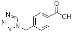 结构式 CAS# 728024-58-6, 4-(1H-四唑-1-基甲基)苯甲酸