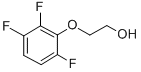 structure of CAS# 72912-49-3, 2-(2,3,6-Trifluorophenoxy)Ethanol;2-(2 3 6-TRIFLUOROPHENOXY)ETHANOL  98%;2-(2,3,6-TRIFLUOROPHENOXY)ETHANOL
