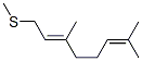CAS#: 72927-81-2， (2E)-3,7-Dimethyl-1-Methylsulfanylocta-2,6-Diene