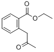 结构式 CAS# 73013-47-5, 2-(2-氧代-丙基)-苯甲酸乙酯