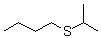 structure of CAS# 7309-43-5, 1-(Isopropylsulfanyl)butane;1-((1-Methylethyl)thio)butane;1-(Isopropylsulfanyl)butane #;Butyl isopropyl sulfide; 1-(Isopropylthio)butane