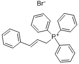 结构式 CAS# 7310-74-9, 肉桂基三苯基鏻溴化物