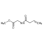 CAS 登录号：73122-61-9， 甲基N-3-丁烯酰甘氨酸酯