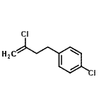 结构式 CAS# 731772-10-4, 1-氯-4-(3-氯-3-丁烯-1-基)苯