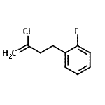 结构式 CAS# 731772-94-4, 1-(3-氯-3-丁烯-1-基)-2-氟苯
