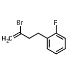 结构式 CAS# 731772-96-6, 1-(3-溴-3-丁烯-1-基)-2-氟苯