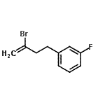 结构式 CAS# 731773-06-1, 1-(3-溴-3-丁烯-1-基)-3-氟苯
