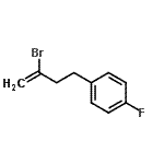结构式 CAS# 731773-11-8, 1-(3-溴-3-丁烯-1-基)-4-氟苯