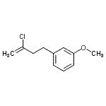 结构式 CAS# 731773-17-4, 1-(3-氯-3-丁烯-1-基)-3-甲氧基苯