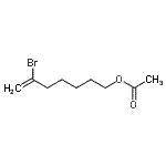 structure of CAS# 731773-23-2, 6-Bromo-6-hepten-1-yl acetate;7-acetoxy-2-bromo-heptene