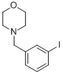 structure of CAS# 731812-03-6, 4-(3-Iodobenzyl)Morpholine;Cc 40111;4-(3-Iodobenzyl)Morpholine