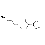 CAS#: 73199-97-0， 3-(Butylsulfanyl)-1-(1-pyrrolidinyl)-1-propanethione