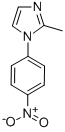 structure of CAS# 73225-15-7, 2-Methyl-1-(4-Nitrophenyl)-1H-Imidazole;2-Methyl-1-(4-Nitrophenyl)-1H-Imidazole95%;2-METHYL-1-(4-NITROPHENYL)-1H-IMIDAZOLE