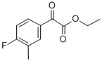 结构式 CAS# 732251-71-7, 4-氟-3-甲基苯甲酰甲酸乙酯